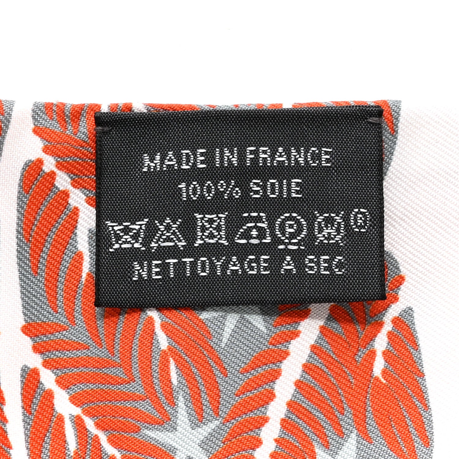 Hermes Silk Le Charme D Orphee Twilly Gris Acier Rose Poudre 4 of 4