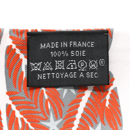 Hermes Silk Le Charme D Orphee Twilly Gris Acier Rose Poudre 4 of 4