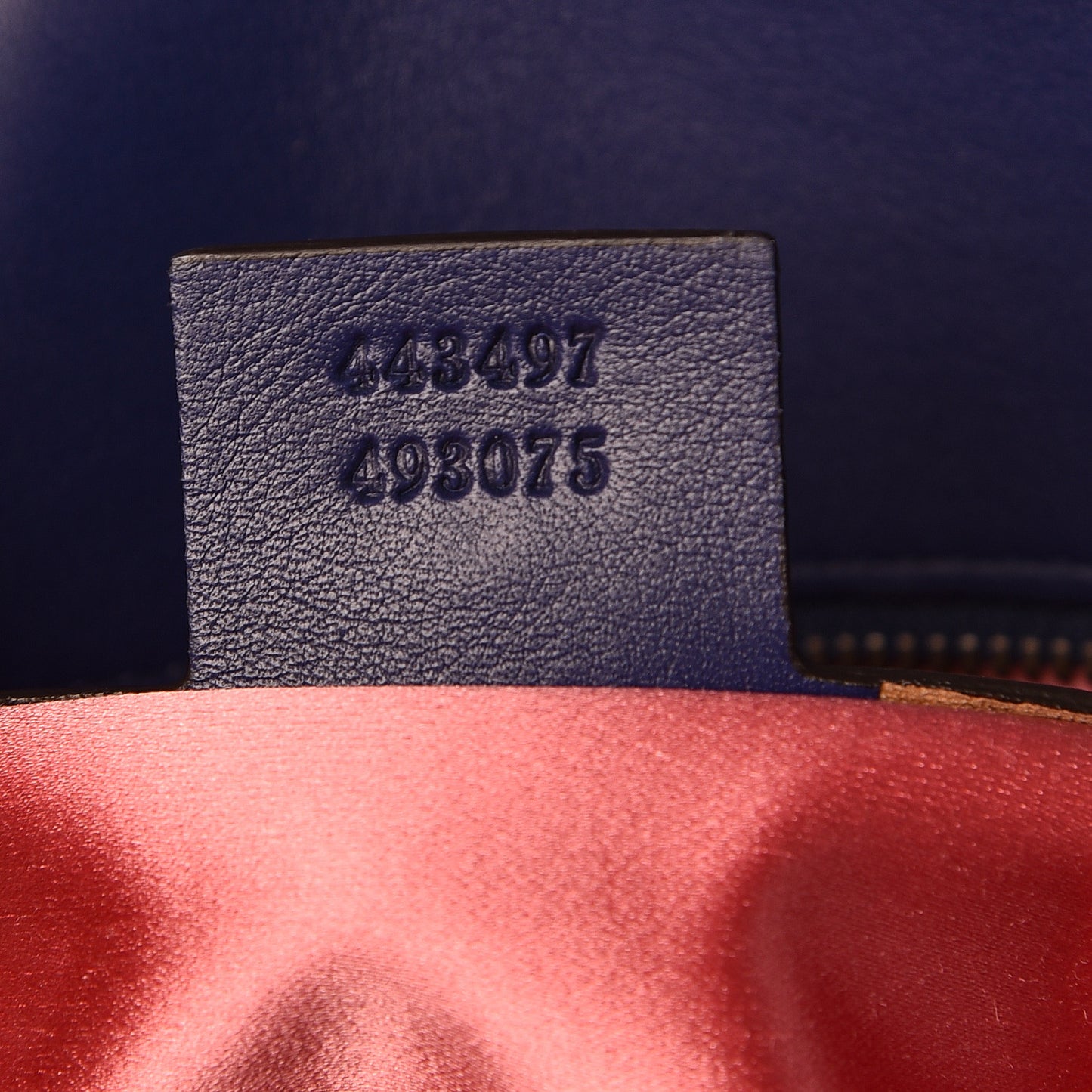 Velvet Matelasse Small GG Marmont Shoulder Bag Cobalt Blue