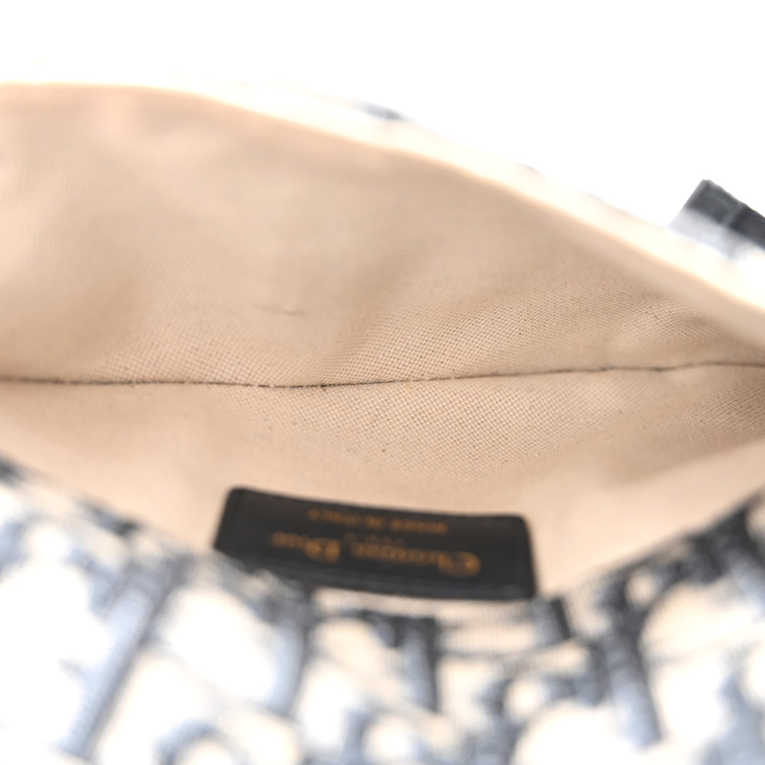 Christian Dior Oblique Saddle Belt Pouch Blue 5 of 9