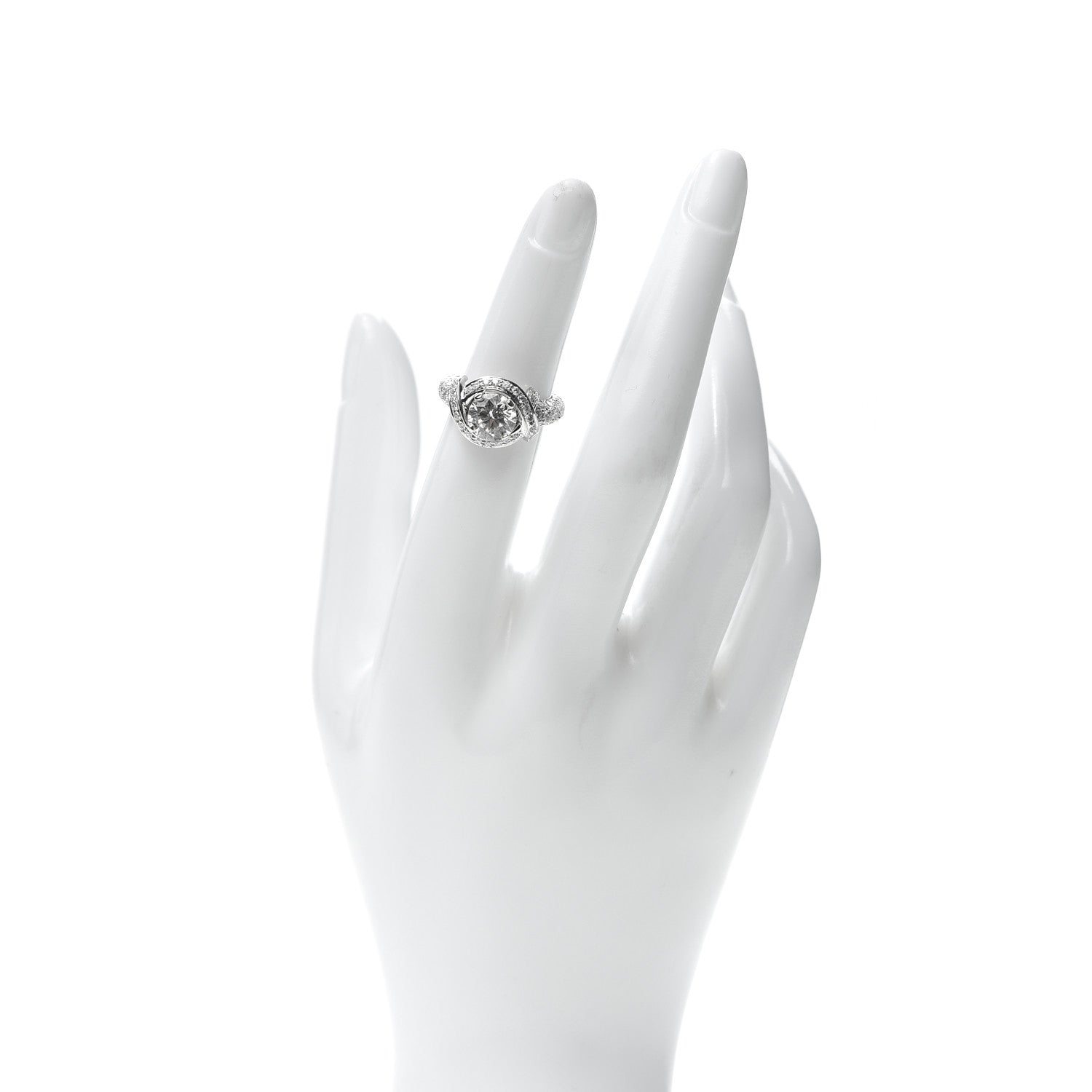 Tiffany Platinum Diamond 1.72ct Schlumberger Round Brilliant Engagement Ring 48 4.5 2 of 7