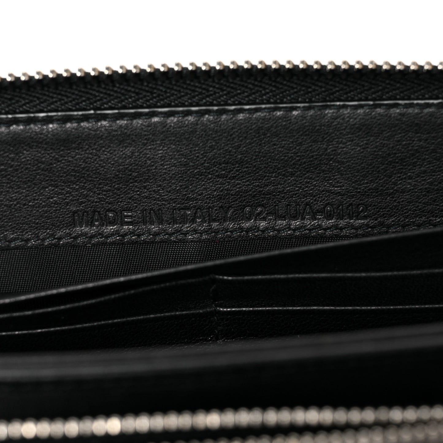 Patent Cannage Lady Dior Continental Zip Wallet Black