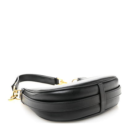 Celine Smooth Calfskin Medium Strap Ava Shoulder Bag Black 4 of 10