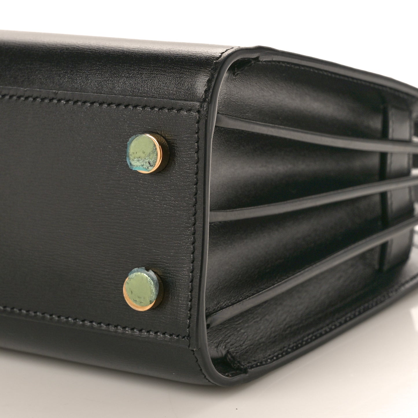 SAINT LAURENT Calfskin Nano Sac De Jour Black