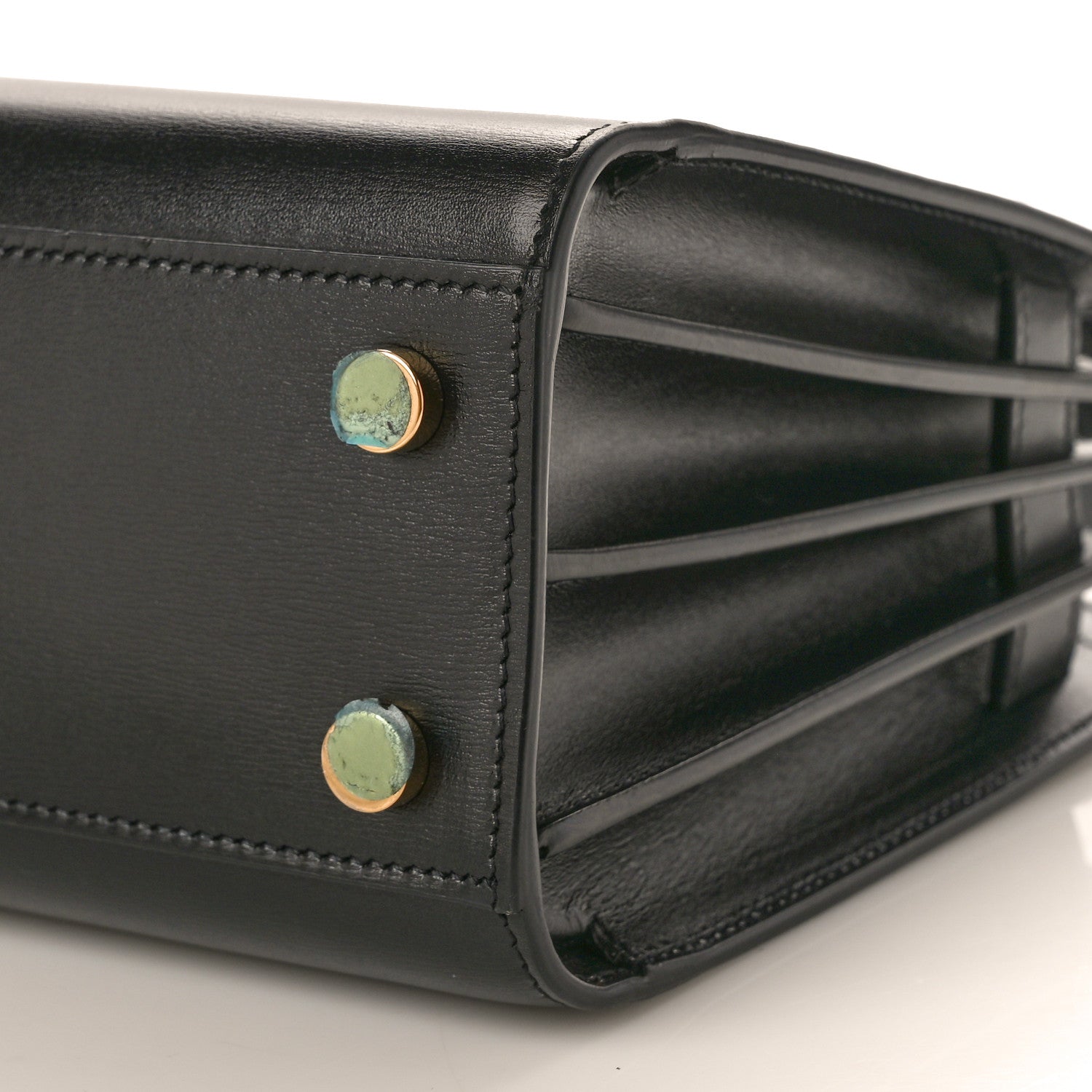 Saint Laurent SAINT LAURENT Calfskin Nano Sac De Jour Black 10 of 10