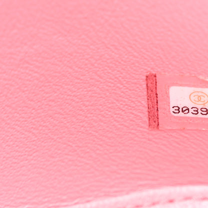 Chanel Lambskin Quilted Trendy Vanity Case Pink 7 of 11