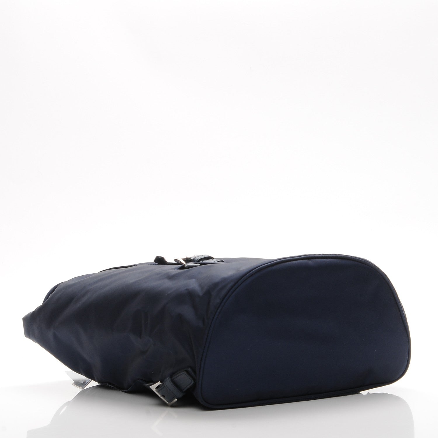 Prada Nylon Vela Saffiano Medium Cinch Backpack Baltico 4 of 9