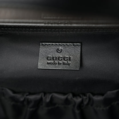 Gucci Calfskin Matelasse Small GG Marmont Vanity Cosmetic Case Black 6 of 11