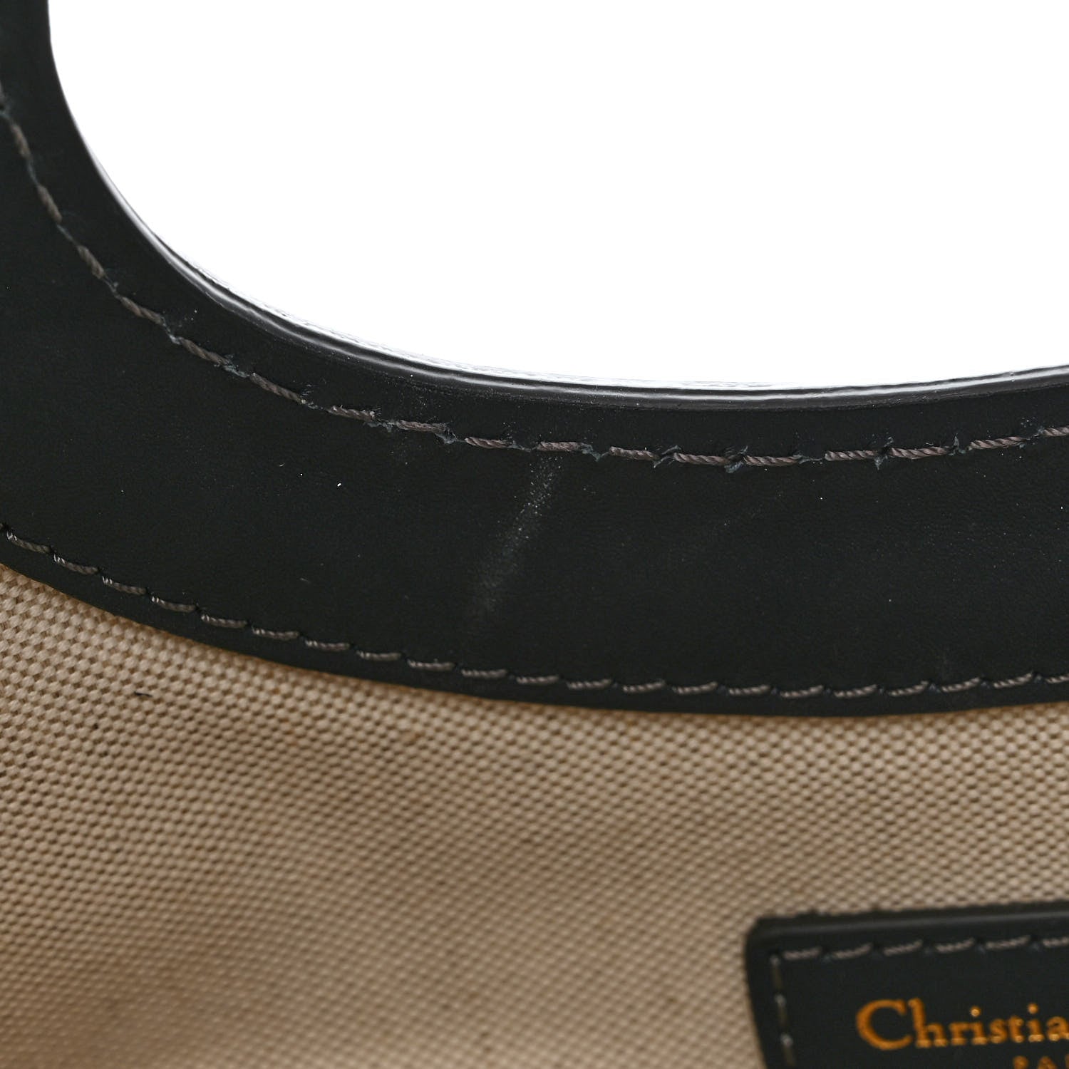 Christian Dior Oblique Fold Over Clutch Blue 7 of 11