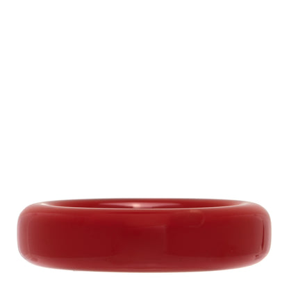 Tiffany Lacquer Hardwood Elsa Peretti Doughnut Bangle Bracelet Red 1 of 4