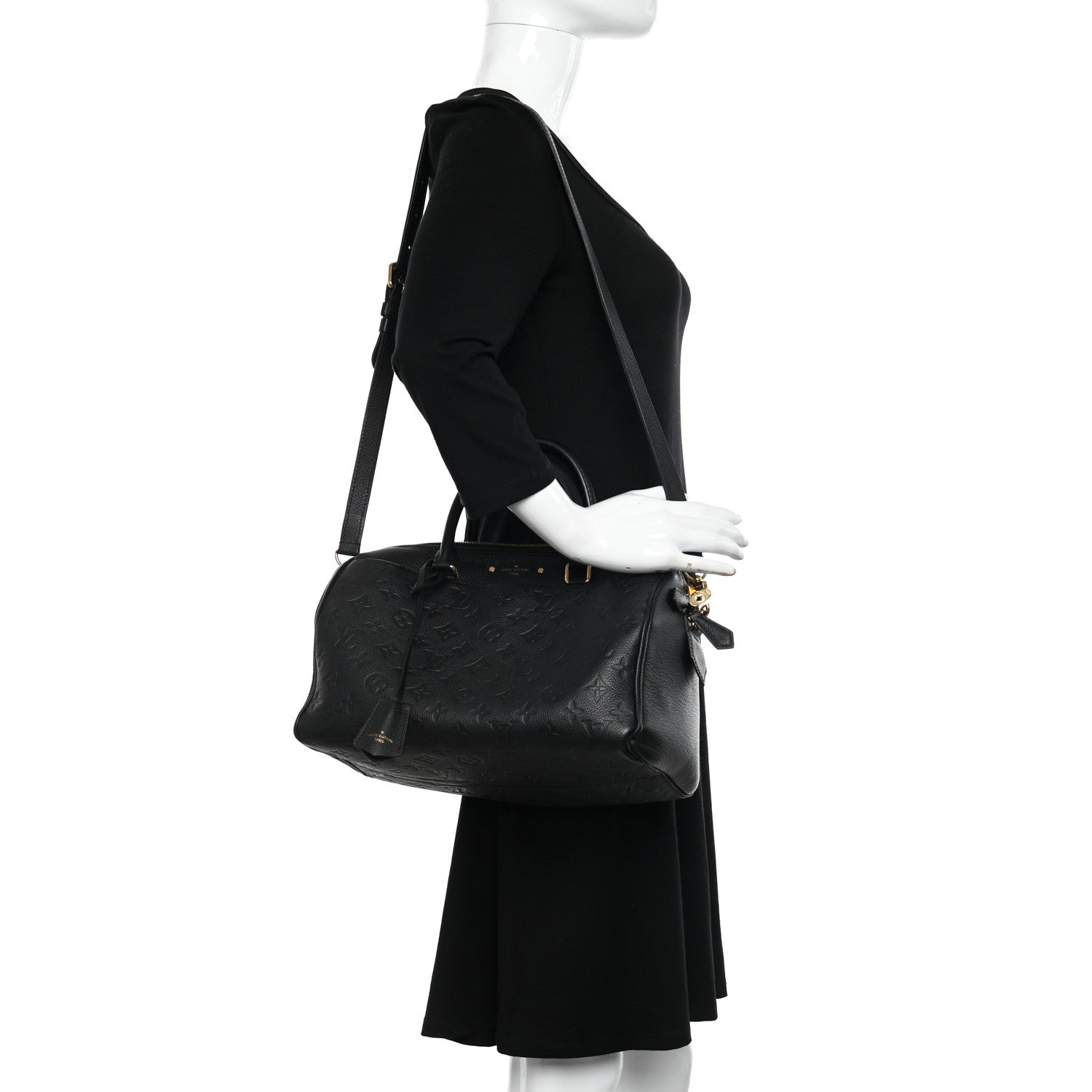 Louis Vuitton Empreinte Speedy Bandouliere 30 NM Black 2 of 10