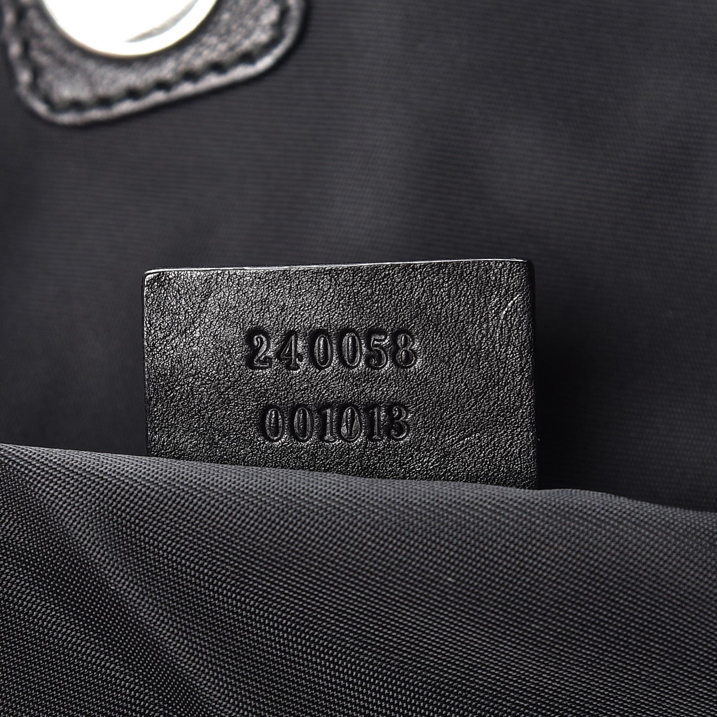 Horsebit Canvas Glam Tote Black