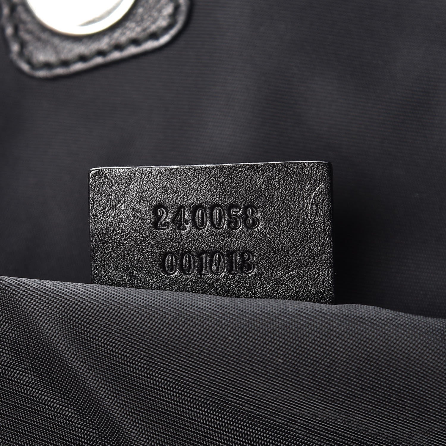 Gucci Horsebit Canvas Glam Tote Black 7 of 7