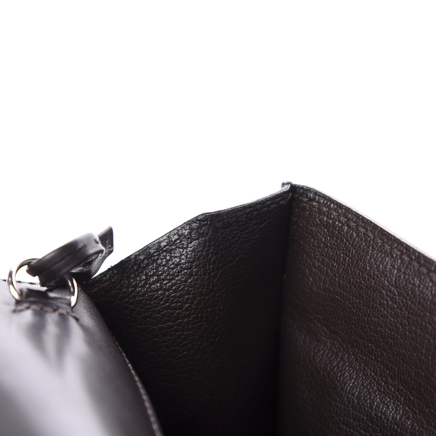 Hermes Box Jet Pochette Clutch Chocolate 10 of 10