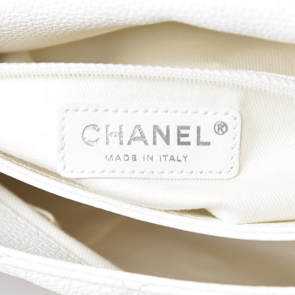 Chanel Caviar Quilted Flap White 8 of 10