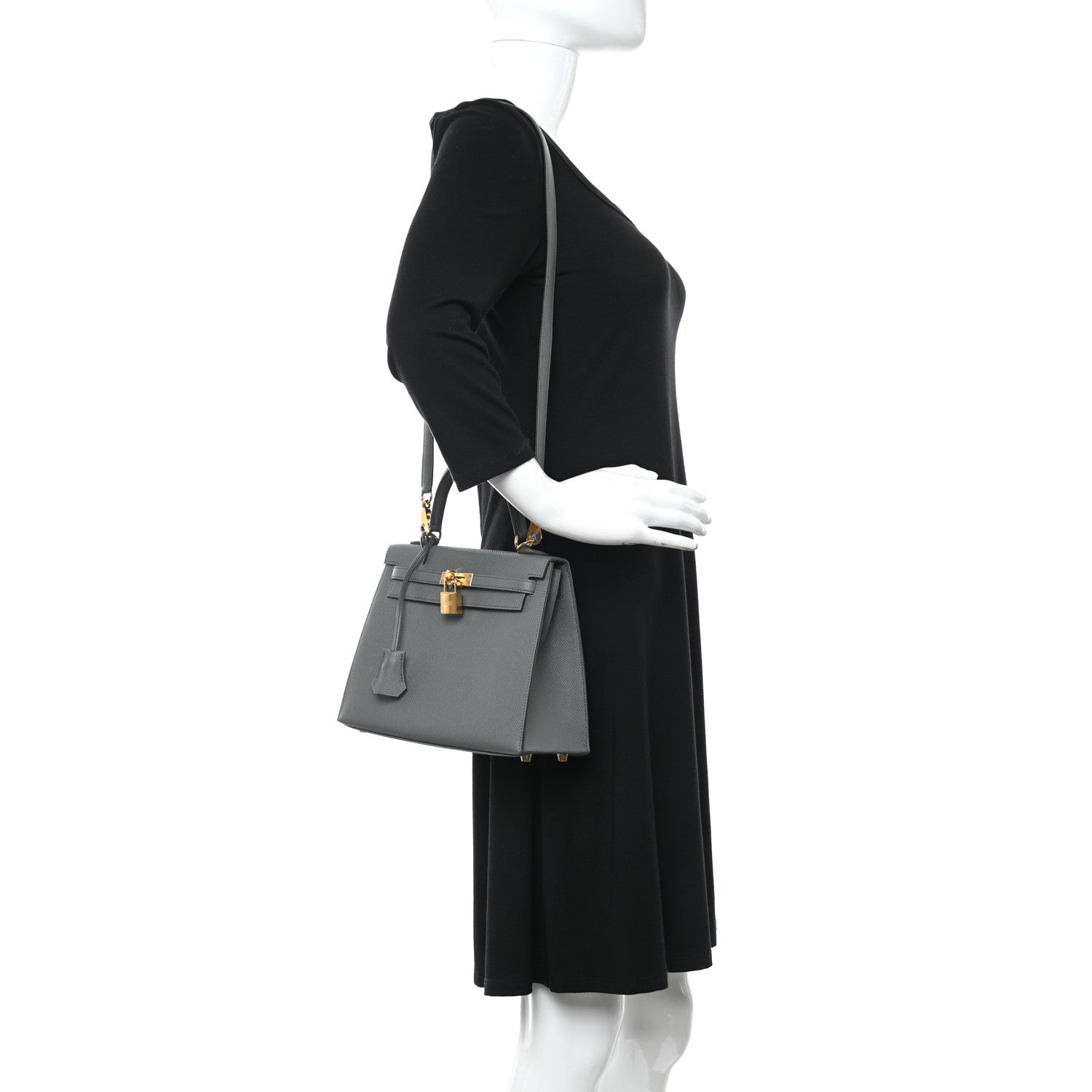 Hermes Epsom Kelly Sellier 25 Vert Amande 2 of 10