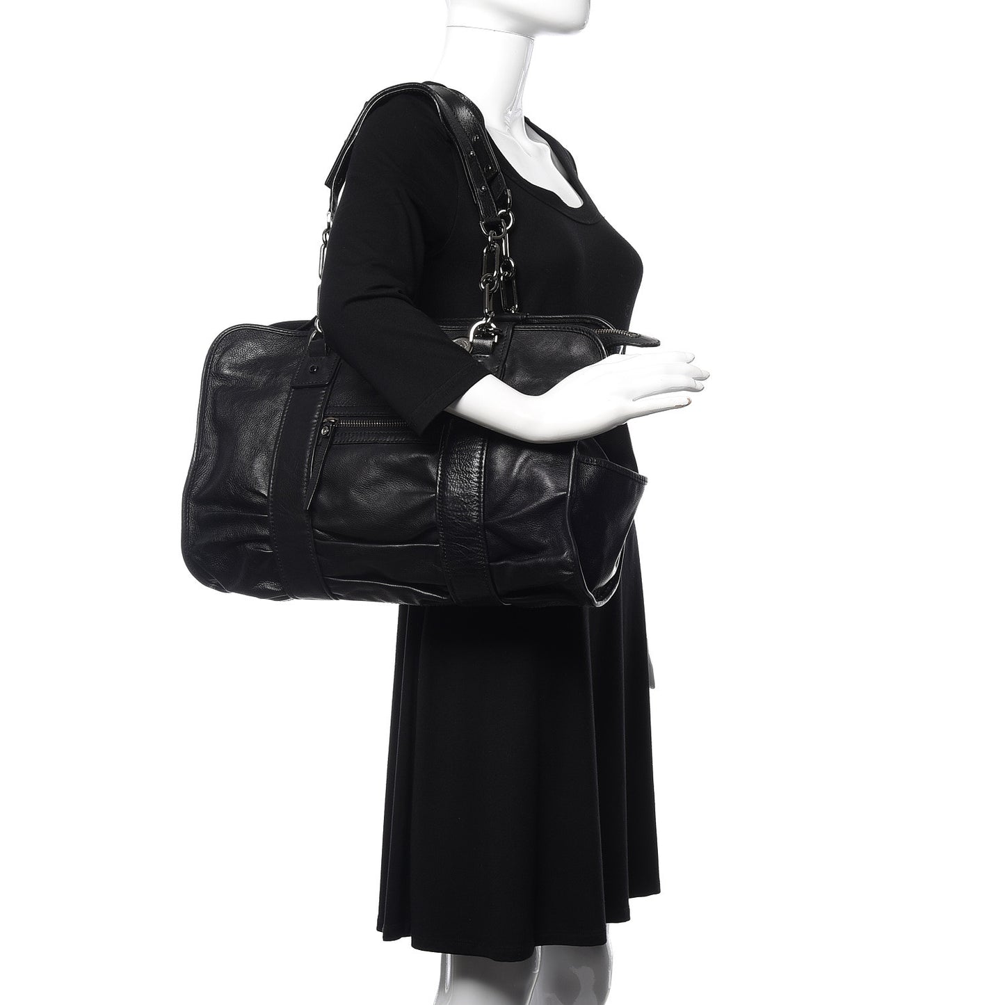 Calfskin Tote Black