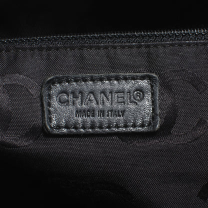 Chanel Leather Contrast Stitch Surpique Handbag Black 6 of 7