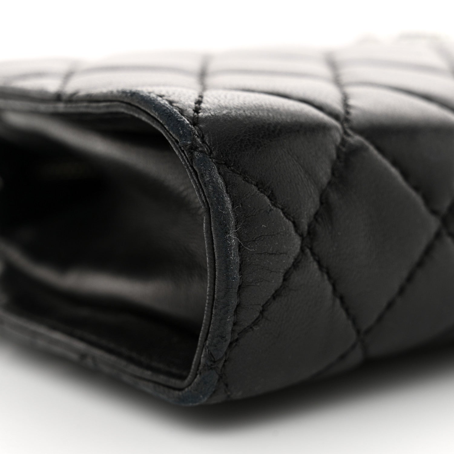 Chanel Lambskin Quilted Westminster Pearl Shoulder Bag Black 9 of 12