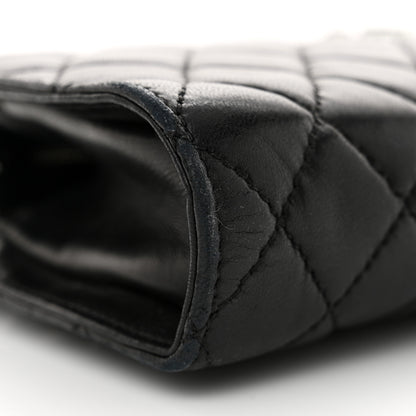 Chanel Lambskin Quilted Westminster Pearl Shoulder Bag Black 9 of 12