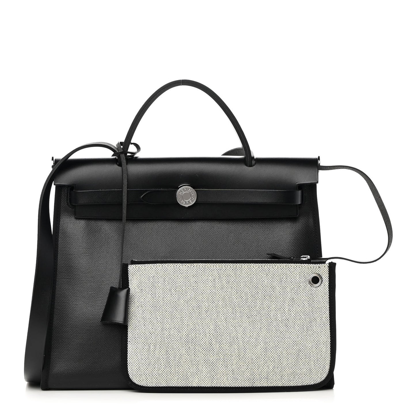 Toile H Berline Vache Hunter Herbag Zip PM 31 Black Ecru