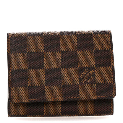 Louis Vuitton Damier Ebene Business Card Holder 1 of 9