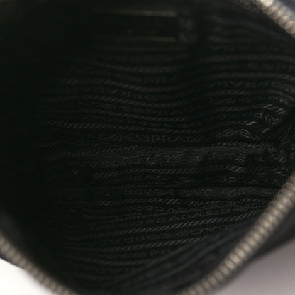 Prada Tessuto Nylon Calfskin Flat Messenger Bag Black 4 of 10