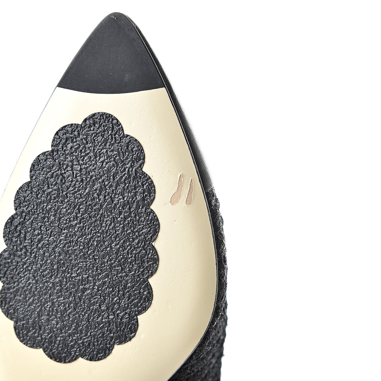 Lambskin Tweed CC Pump 36.5 Black