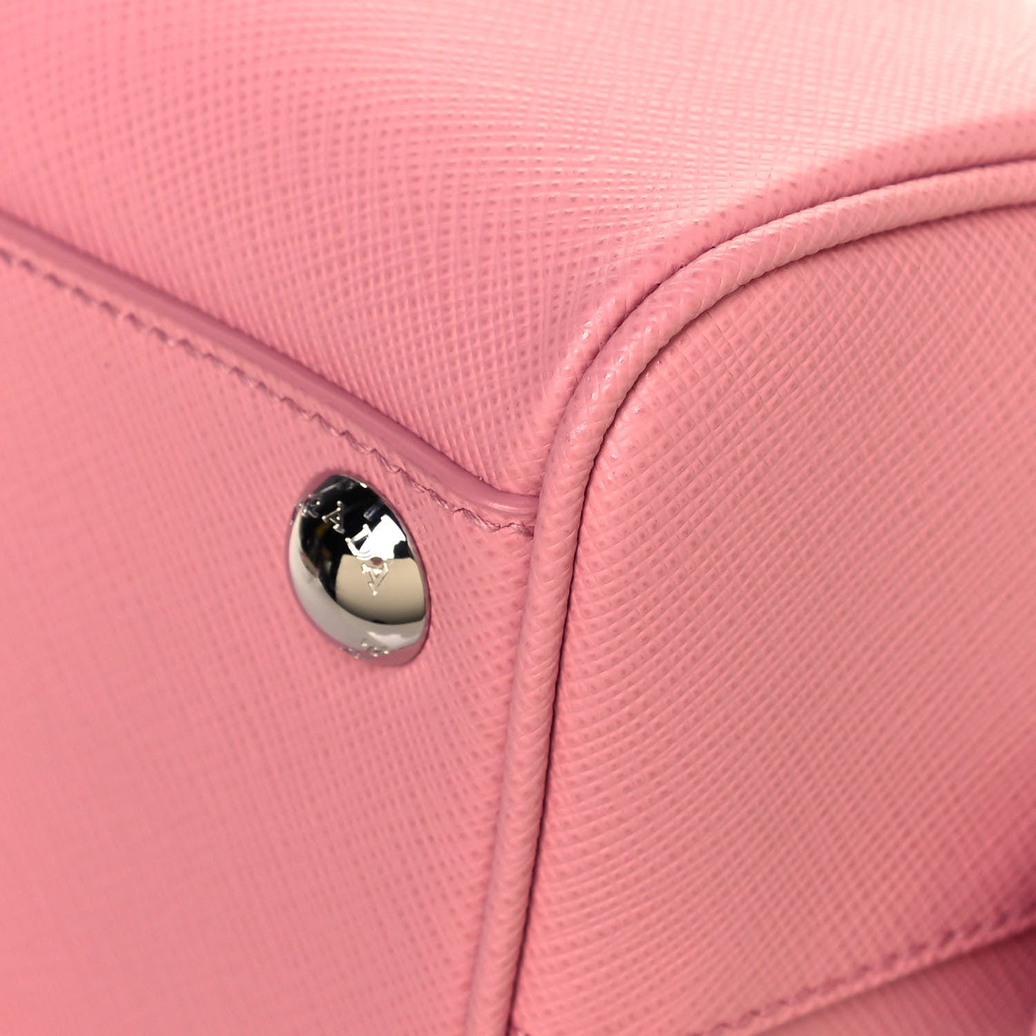 Prada Saffiano Lux Top Handle Crossbody Bag Petalo 9 of 11