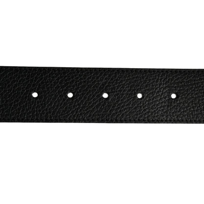 Gucci Dollar Calfskin 1973 Reversible Belt 90 36 Black Sun Orange 6 of 7