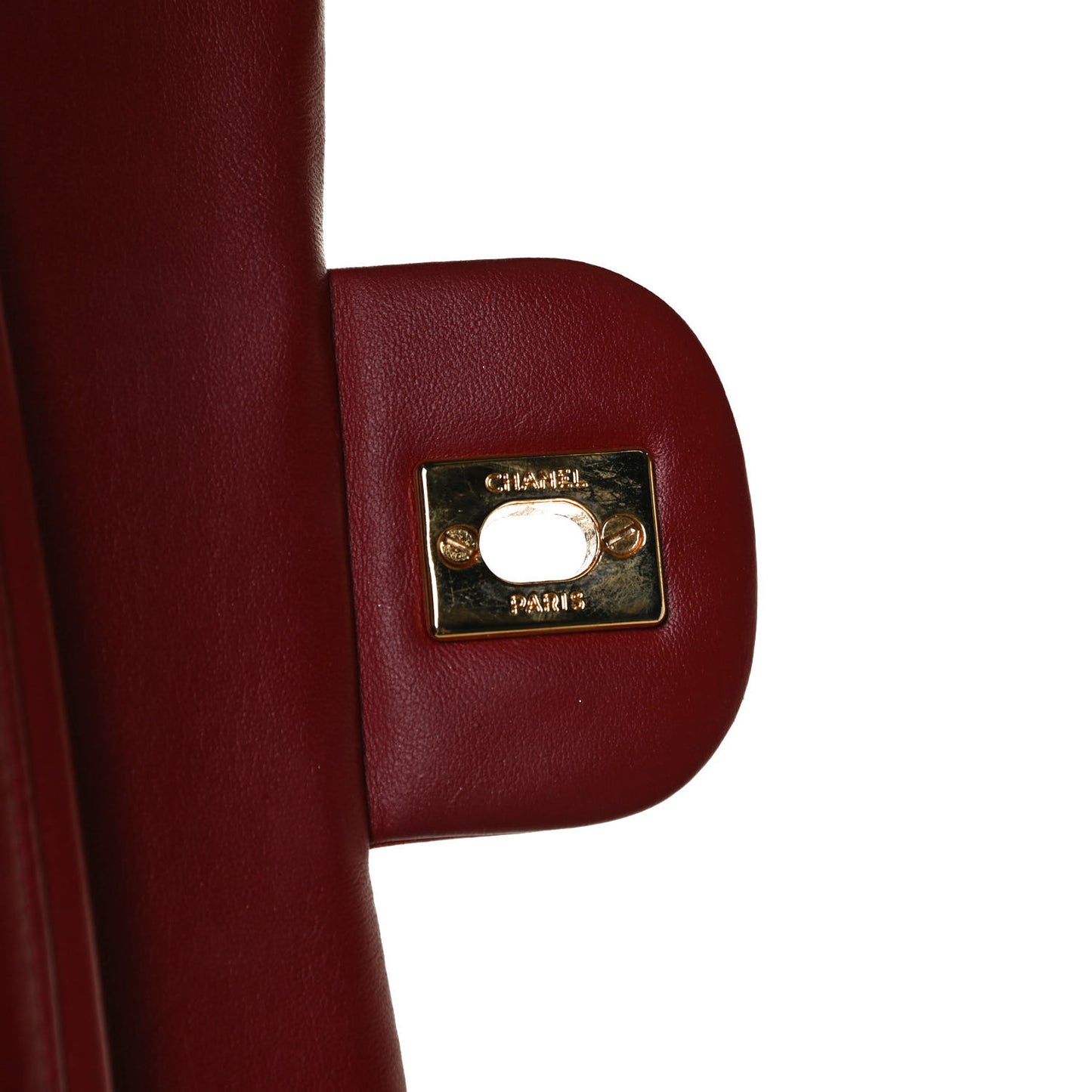 Lambskin Quilted Small Double Flap Red