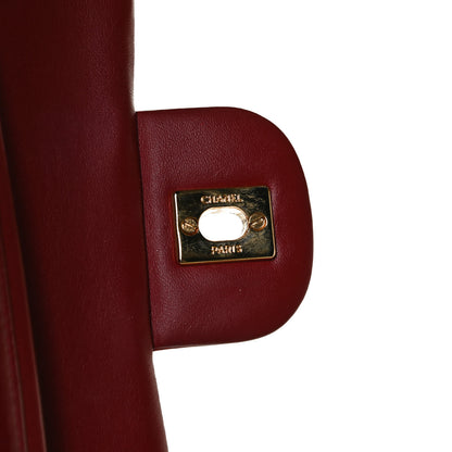 Chanel Lambskin Quilted Small Double Flap Red 14 of 17