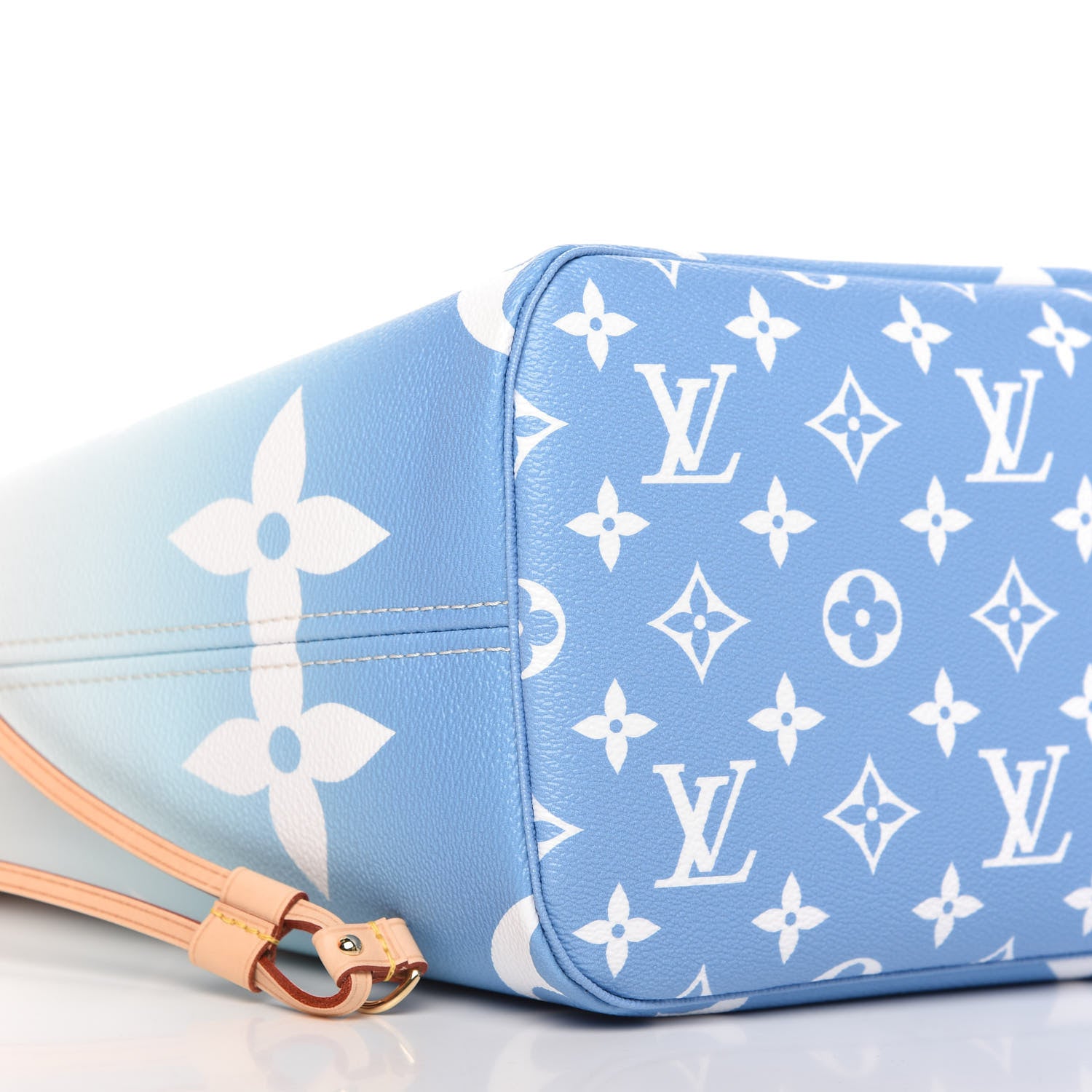 Louis Vuitton Monogram Giant By The Pool Neverfull MM Blue 6 of 10