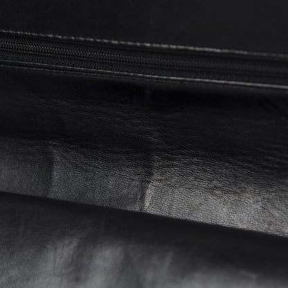 Chanel Lambskin Quilted Medium Double Flap Black 11 of 14