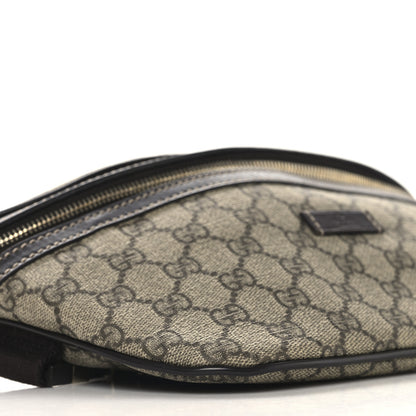 Gucci GG Supreme Monogram Belt Bag Dark Brown 9 of 12