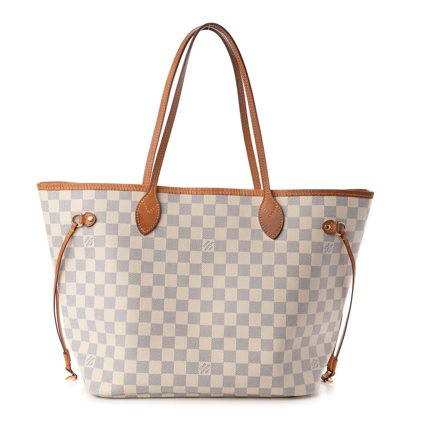 Damier Azur Neo Neverfull MM Rose Ballerine