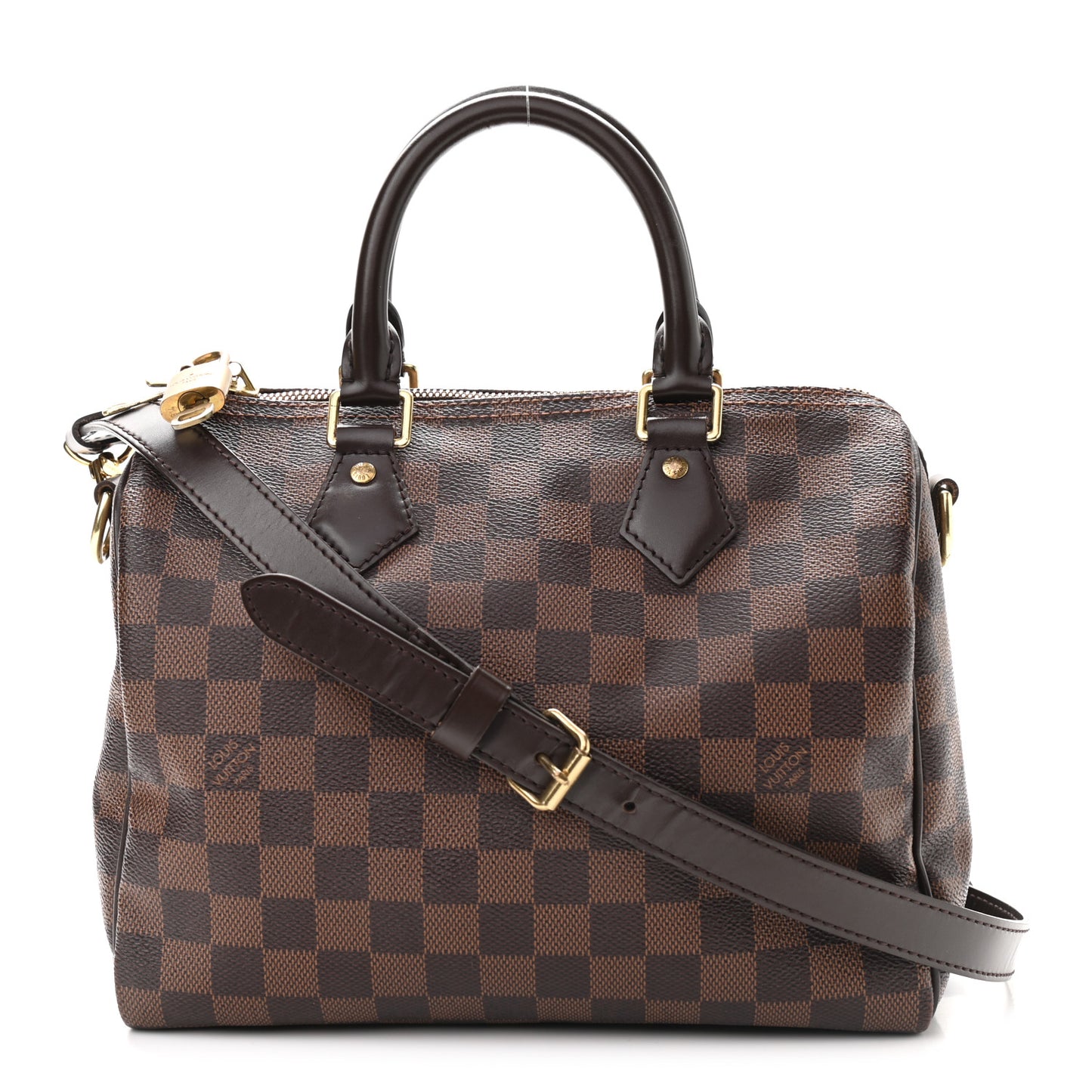 Damier Ebene Speedy Bandouliere 25