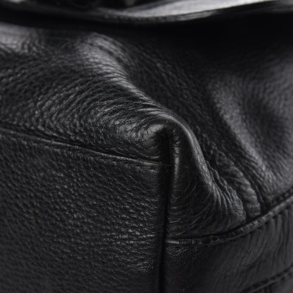 Burberry Grainy Calfskin Messenger Bag Black 19 of 21