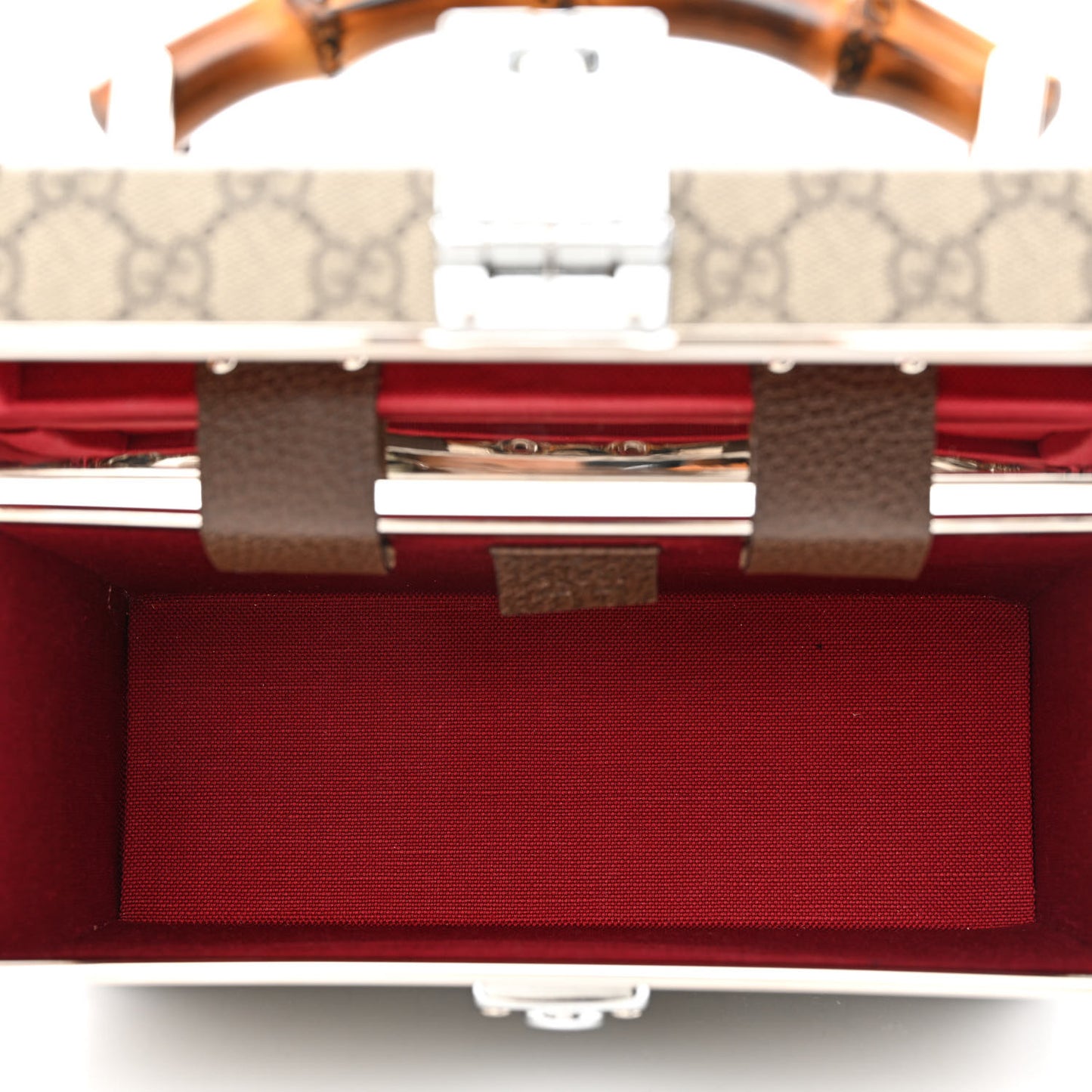 GG Supreme Monogram Globe-Trotter Beauty Case Brown