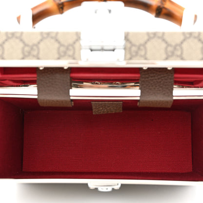 Gucci GG Supreme Monogram Globe-Trotter Beauty Case Brown 5 of 10