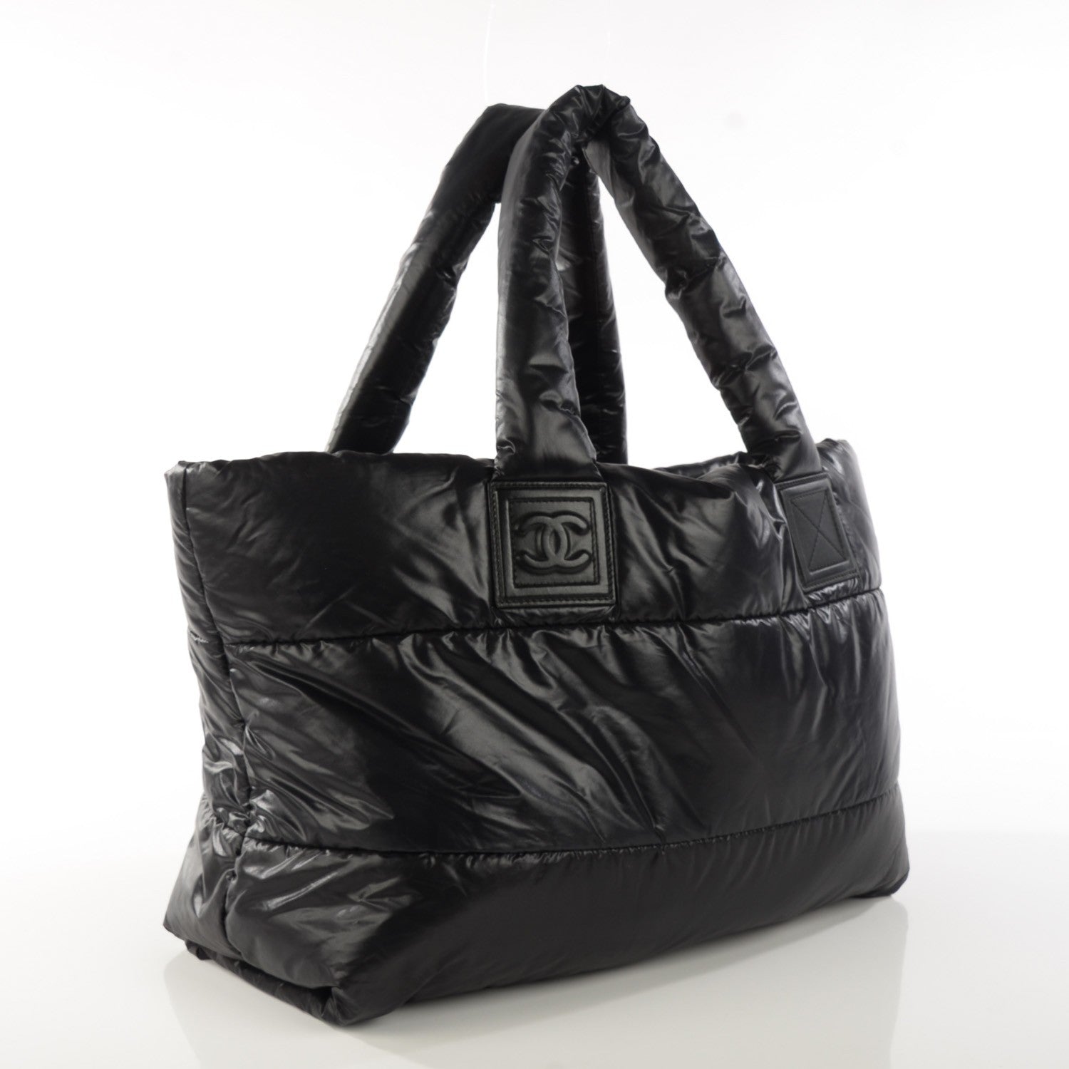 Chanel Nylon Medium Coco Cocoon Reversible Tote Black 3 of 7