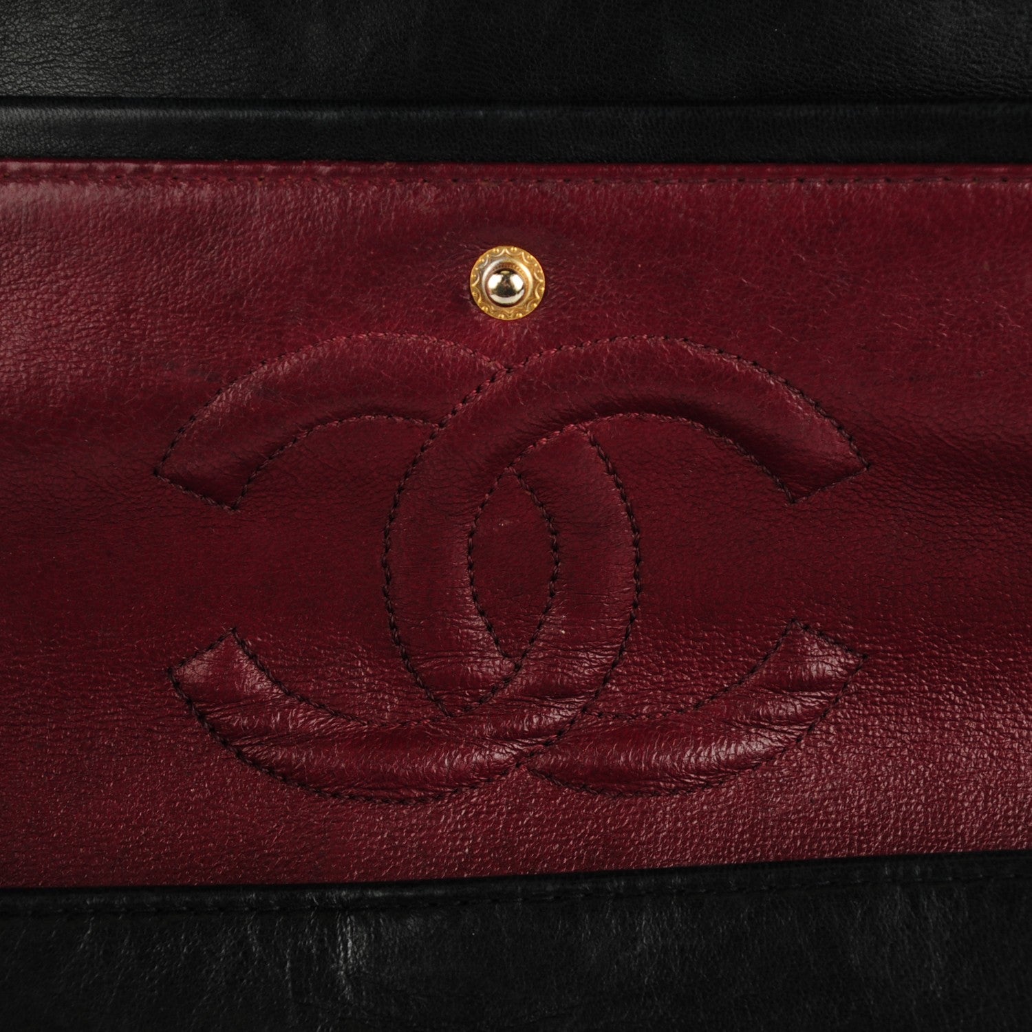 Chanel Lambskin Quilted Medium Double Flap Black 6 of 10