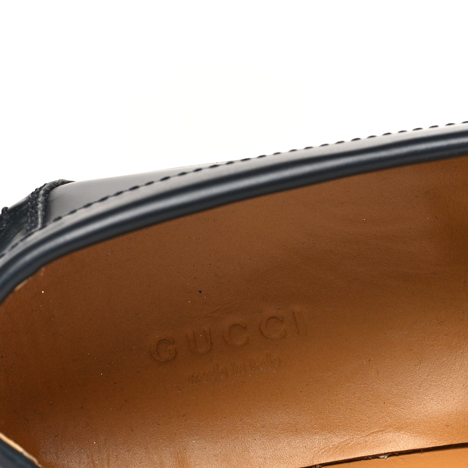 Gucci Millennial Ribot Cut Out Interlocking G Loafers 35.5 Black 6 of 10
