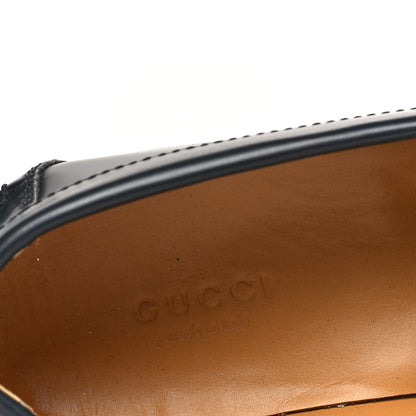 Gucci Millennial Ribot Cut Out Interlocking G Loafers 35.5 Black 6 of 10