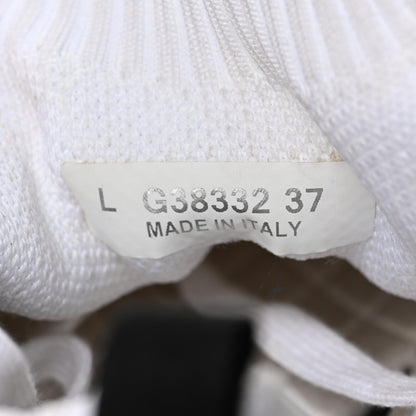 Chanel Knit Womens CC Sneakers 37 White Black 9 of 9