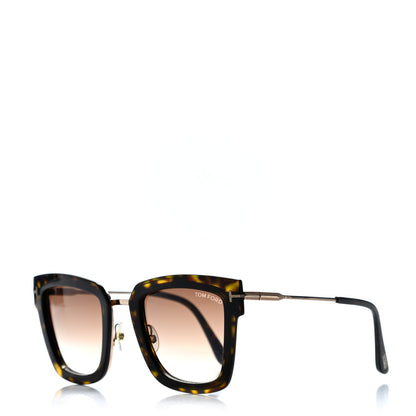 Tom Ford Lara Sunglasses TF573 Havana Brown 1 of 4