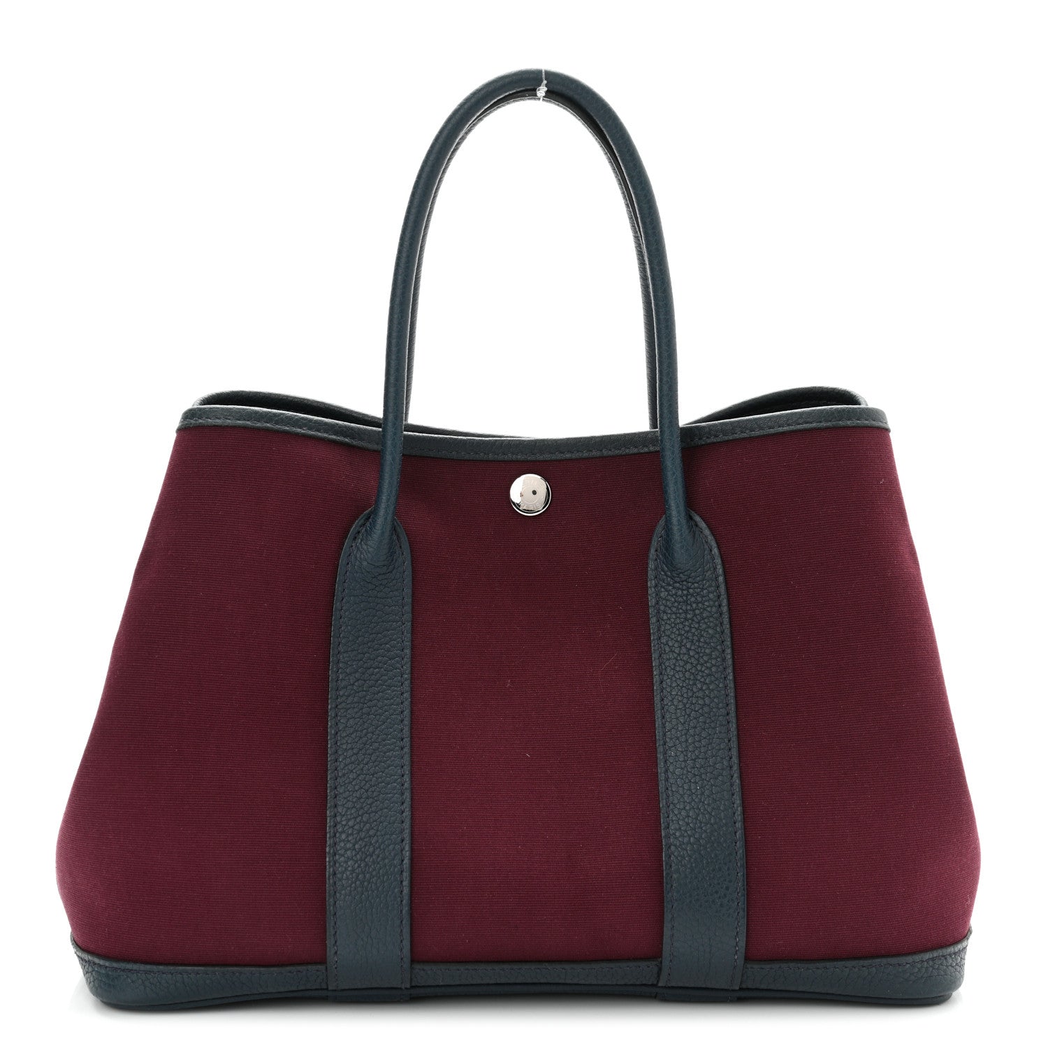 Hermes Toile Negonda Garden Party 30 TPM Prune Bleu de Prusse 1 of 9