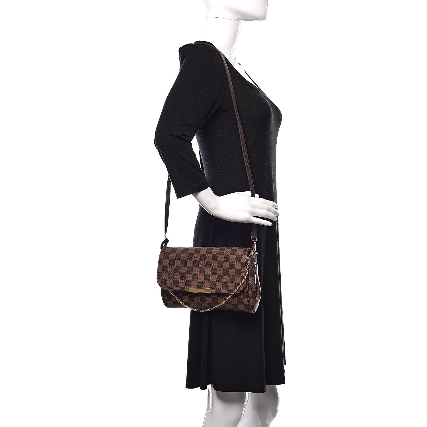 Louis Vuitton Damier Ebene Favorite MM 2 of 11