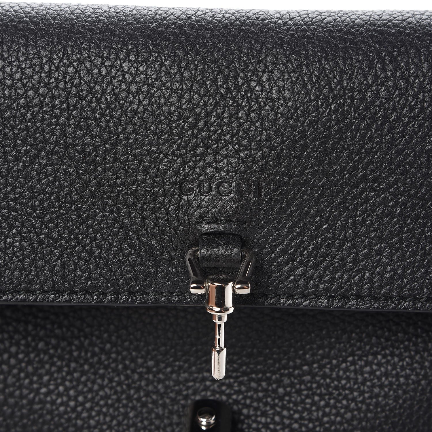 Gucci Grand Prix Calfskin Jackie Convertible Shoulder Bag Black 6 of 8