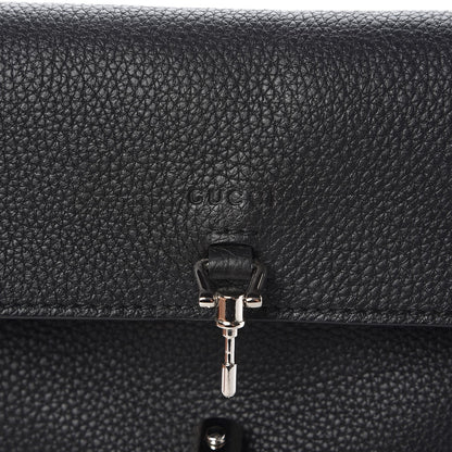 Gucci Grand Prix Calfskin Jackie Convertible Shoulder Bag Black 6 of 8
